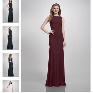 Theia Gown with bustle- wine